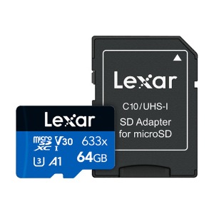 렉사 LEXAR 64GB 633X MICRO SDXC